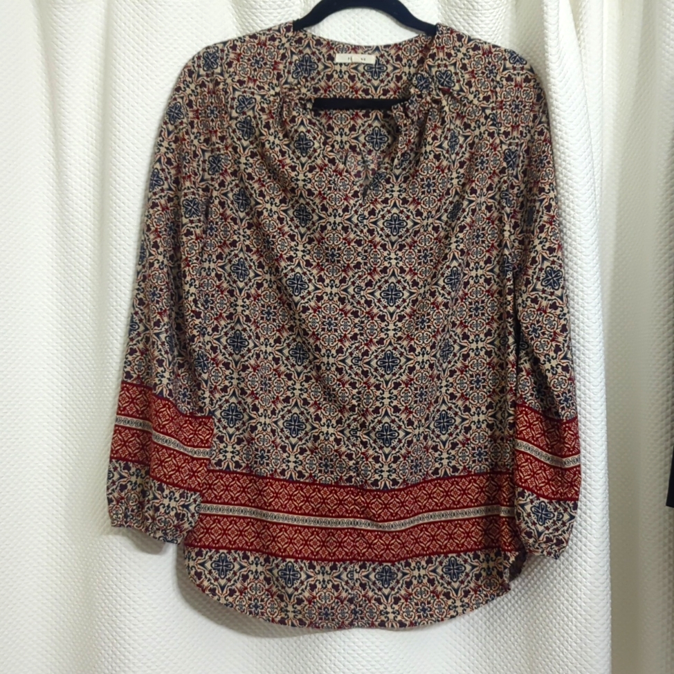 Work Pattern Blouse